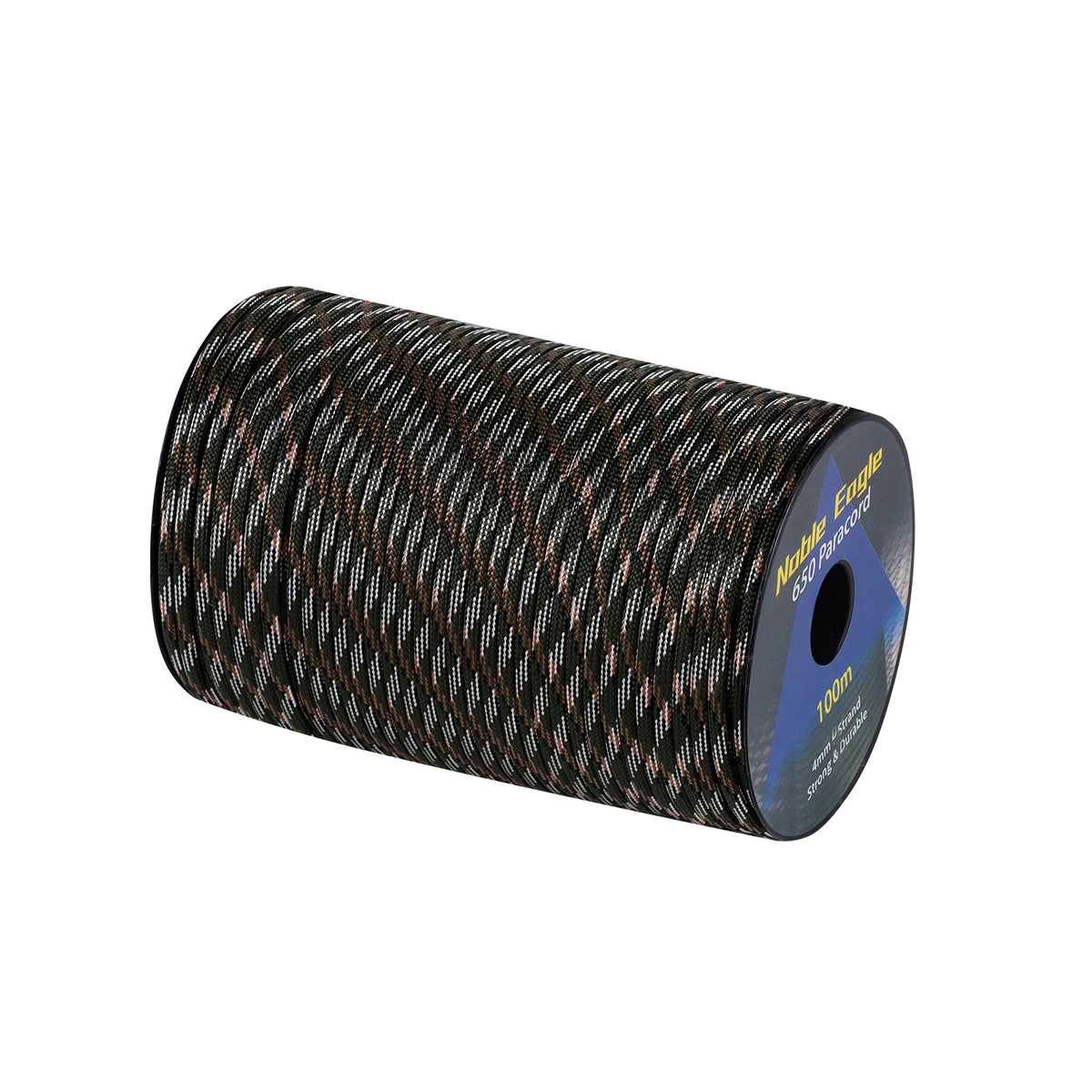 4mm Military Paracord 650LB Outdoor Survival Tactical 7 Strand Parachute Cord 100m for Camping Weaving Rope
