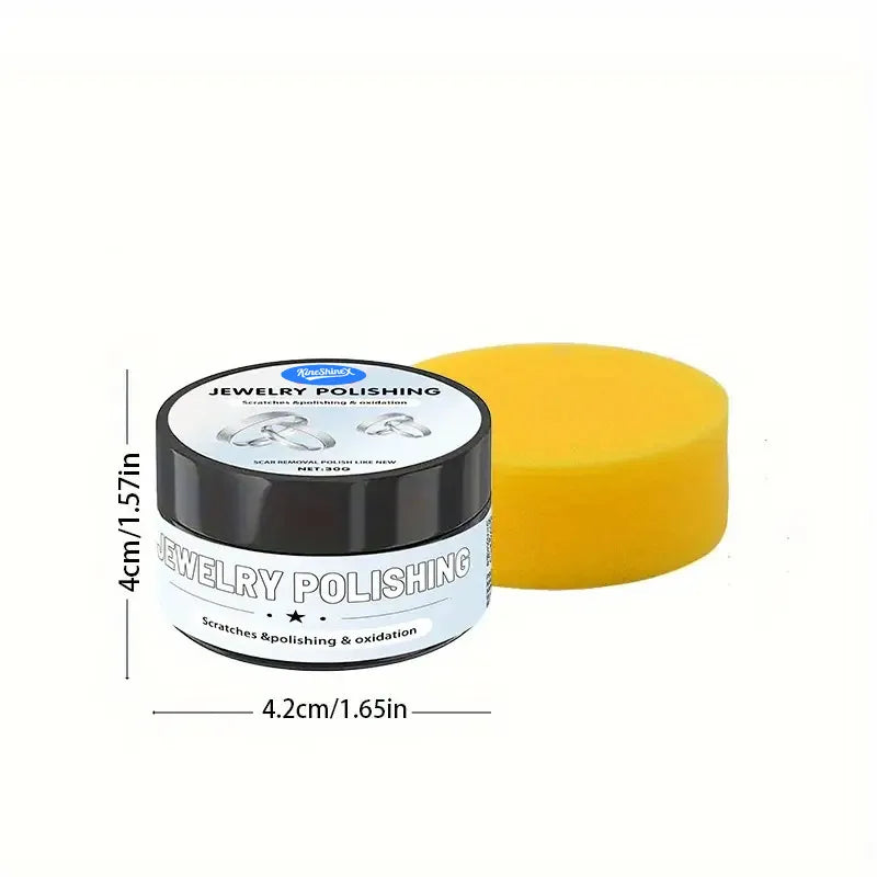 Jewelry Polishing-Remove Oxidation&Tarnish, Restore Luster to Golden Silvery Rings & Bracelets-Jewelry Polish Cream,Jewelry Care