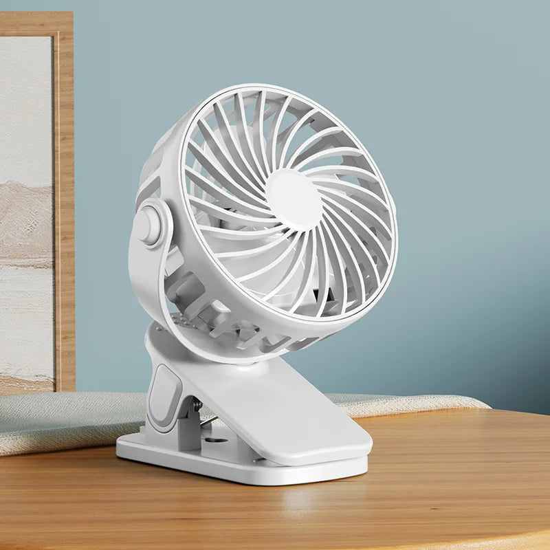 Lenovo Nieuwe draagbare oplaadbare clip-ventilator 720° draaibare hangende ventilator met nachtlampje luchtkoeler voor buiten kamperen
