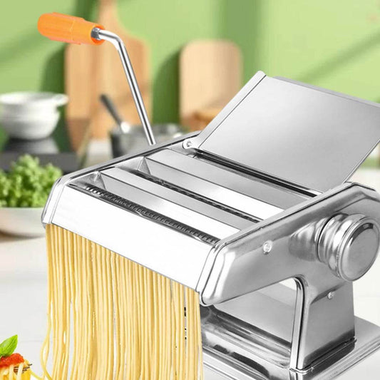 Manual Pasta Maker Stainless Steel Noodle Making Machine Household Dough Pasta Noodles Pressing Machine 2/3 knives Kitchen Tools - Quality Shopping Centre