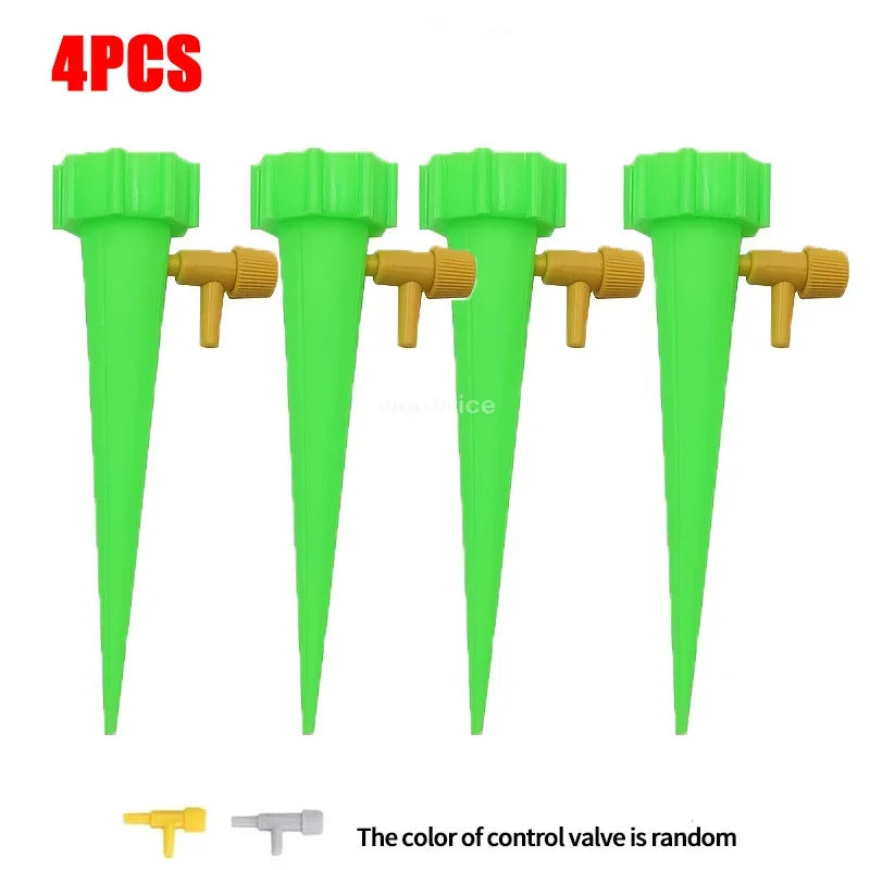 1-48pcs Drip Irrigation Self-watering Pot Automatic Drip Irrigation Kit Plant Watering Device Adjustable Control Water Dripper