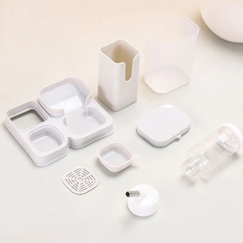 2 in 1 Hamster Feeder Pet Water Dispenser for Hamster Guinea Pig Rat Small Animal Rolling Ball Water Bottle Pet Supplies