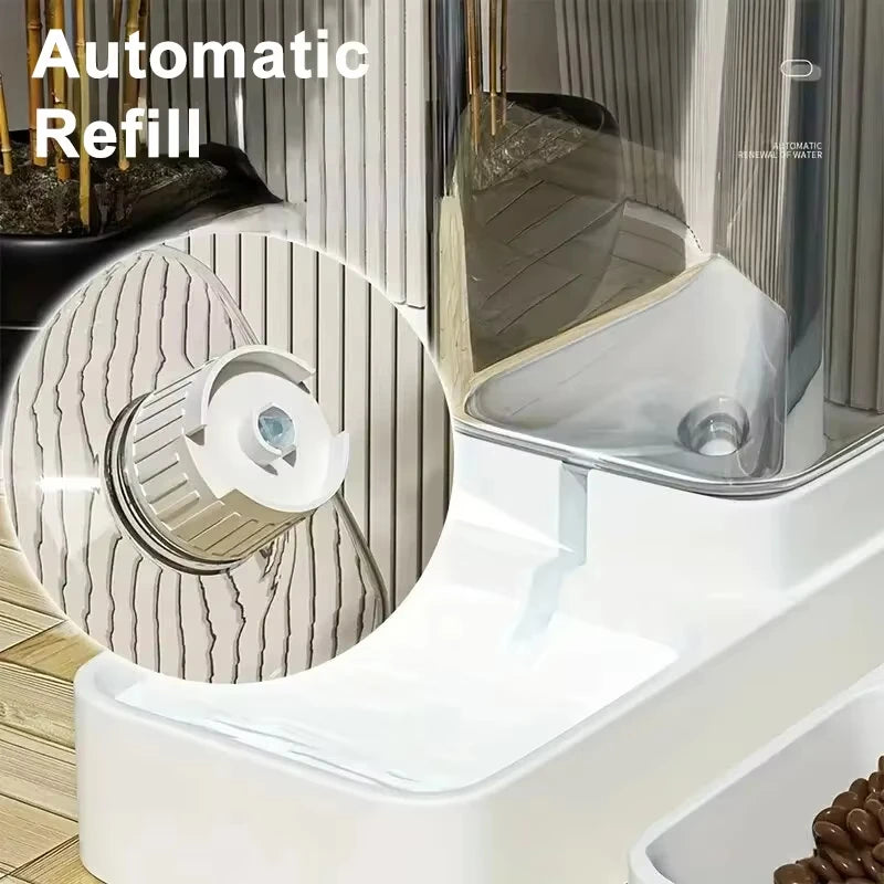 Large Capacity Pet Feeder Automatic Pet Water Dispenser for Dogs Cats Food Storage Dispenser Durable Cat Drinker Dog Feeder