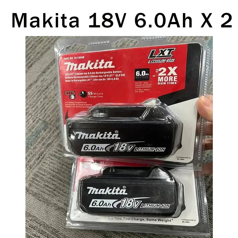 Genuine 6.0Ah makita BL1860 18V Battery Power Tools Li-ion Replacement LXT BL1850 BL1840 for 18V Screwdriver with BMS TPCELL 18V