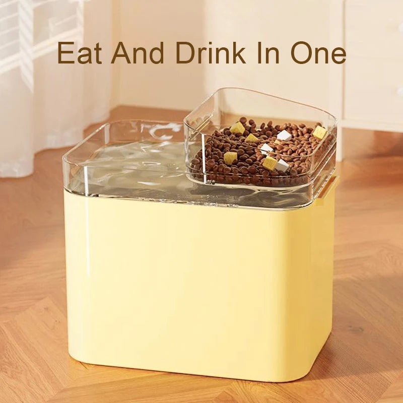 2.5L Automatic Cat Water Fountain USB Electric Pet Water Dispenser with Anti-Dry Burning Feeder Bowl for Kittens - Quality Shopping Centre