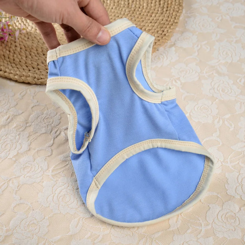 Summer Pet Dog Vest BreathableDog Clothes Thin Puppy T-Shirt Chihuahua Bichon Clothing Dog Accessories