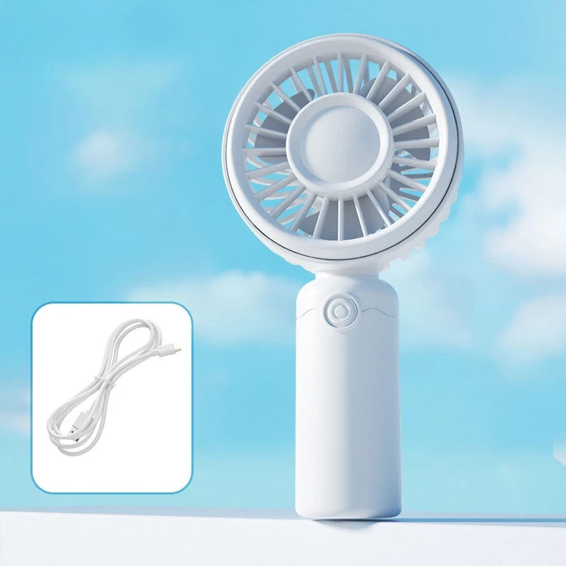 Lenovo Mini Fan Portable USB Rechargeable Quiet Fans Table Makeup Eyelash Cooler Kids Outdoor Office Travel Air cooler Fan
