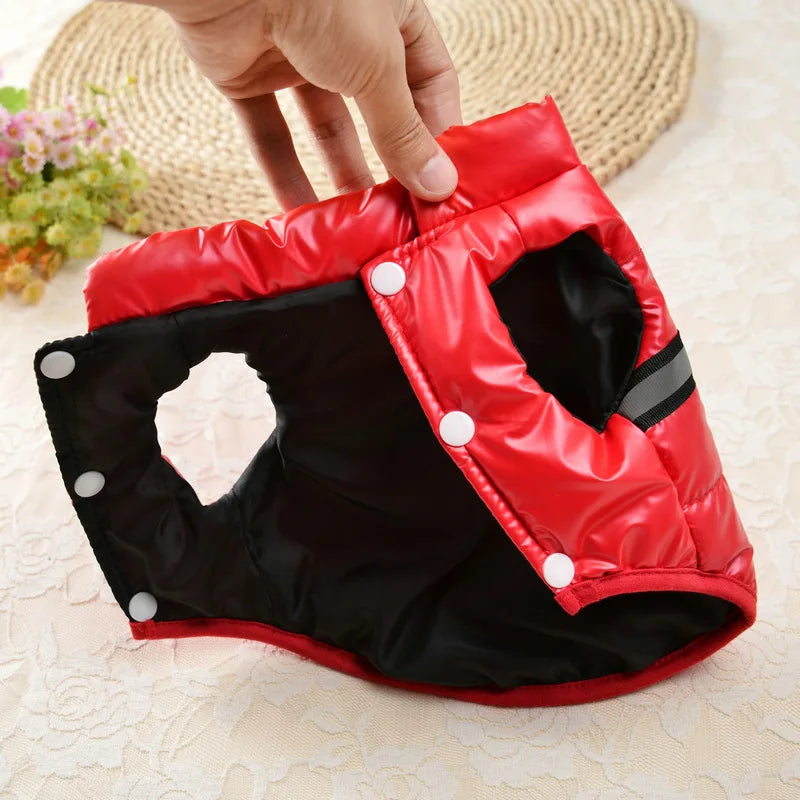 Winter Warm Dog Coat Jacket Coat for Small Medium Dogs Waterproof Puppy Clothes Windproof Pug Overalls Outfit Dog Accessories