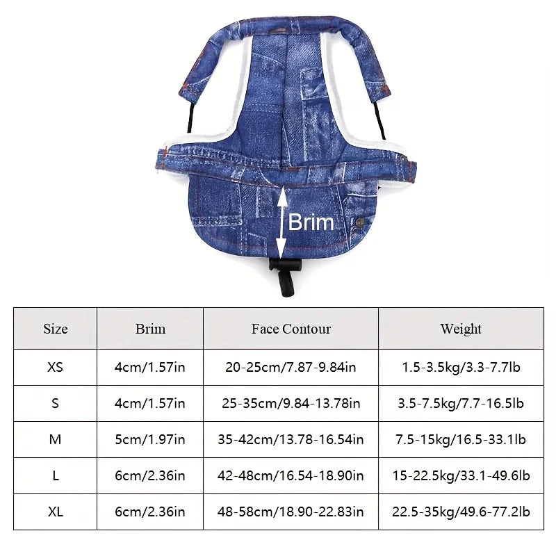 Adjustable Dog Baseball Cap Outdoor Sports Hat Soft Breathable Pet Sun Hat with Ear Holes Dog Parent-Child Hat Hiking
