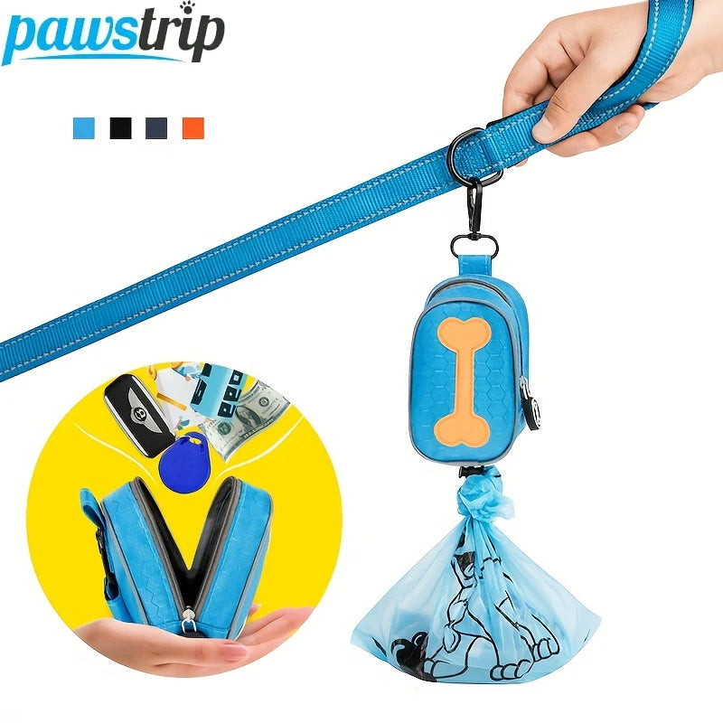 Portable Bone-shaped Dog Waste Bag Dispenser Durable Pet Poop Bag Holder Outdoor Puppy Trash Bags Dispenser Pet Supplies