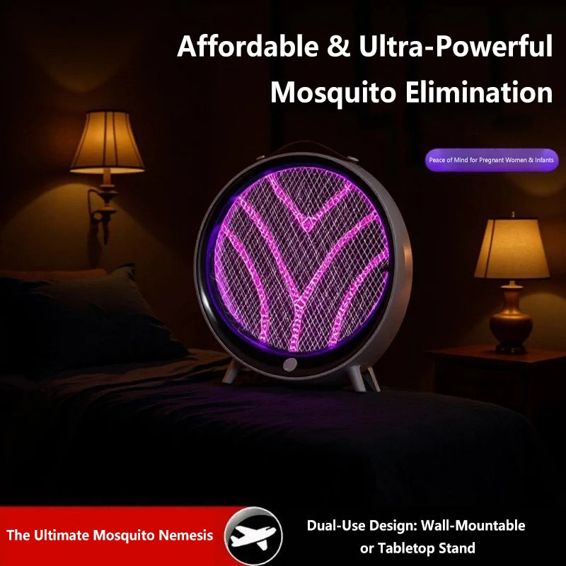 Lenovo 2-in-1 muggendodende lamp, voor binnen en buiten, UV-insectenverdelger, oplaadbare elektrische insectenvanger via USB voor thuis