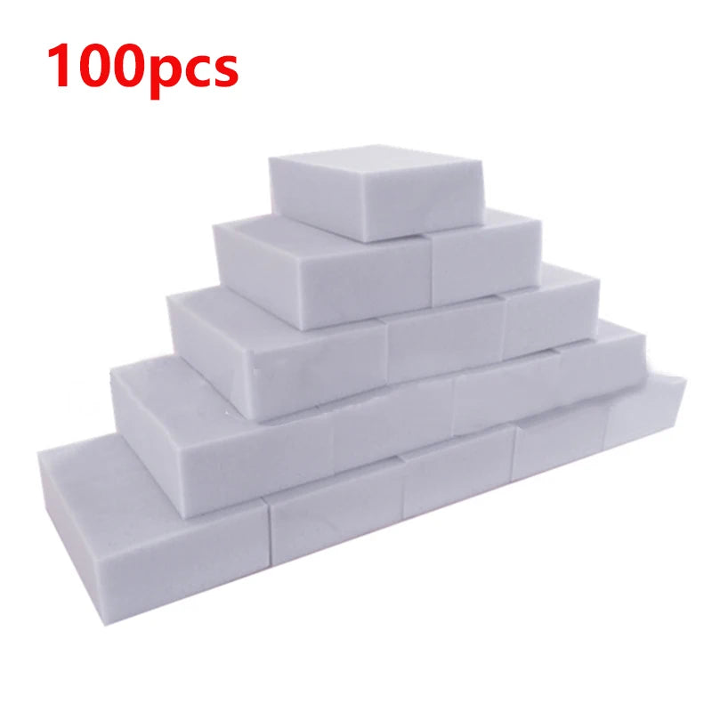 100pcs/lot Melamine Sponge Magic Sponge Cleaner Eraser Melamine Sponge Cleaning for Kitchen Bathroom Supplies Cleaning Tool