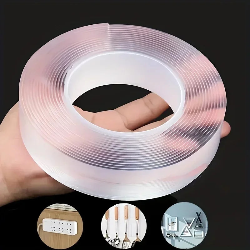 1/3/5m Nano Double Sided Tape Extra Strong Waterproof Sealing Tape Home Appliance Traceless for Bathroom Kitchen Sink Tap Gel