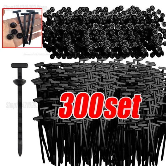 100/50/20 stuks Nylon Kabelbinders Tie-Wraps Bevestigingsclips Auto Slangklemmen Zelfsluitende Herbruikbare Nylon Tie-Wraps