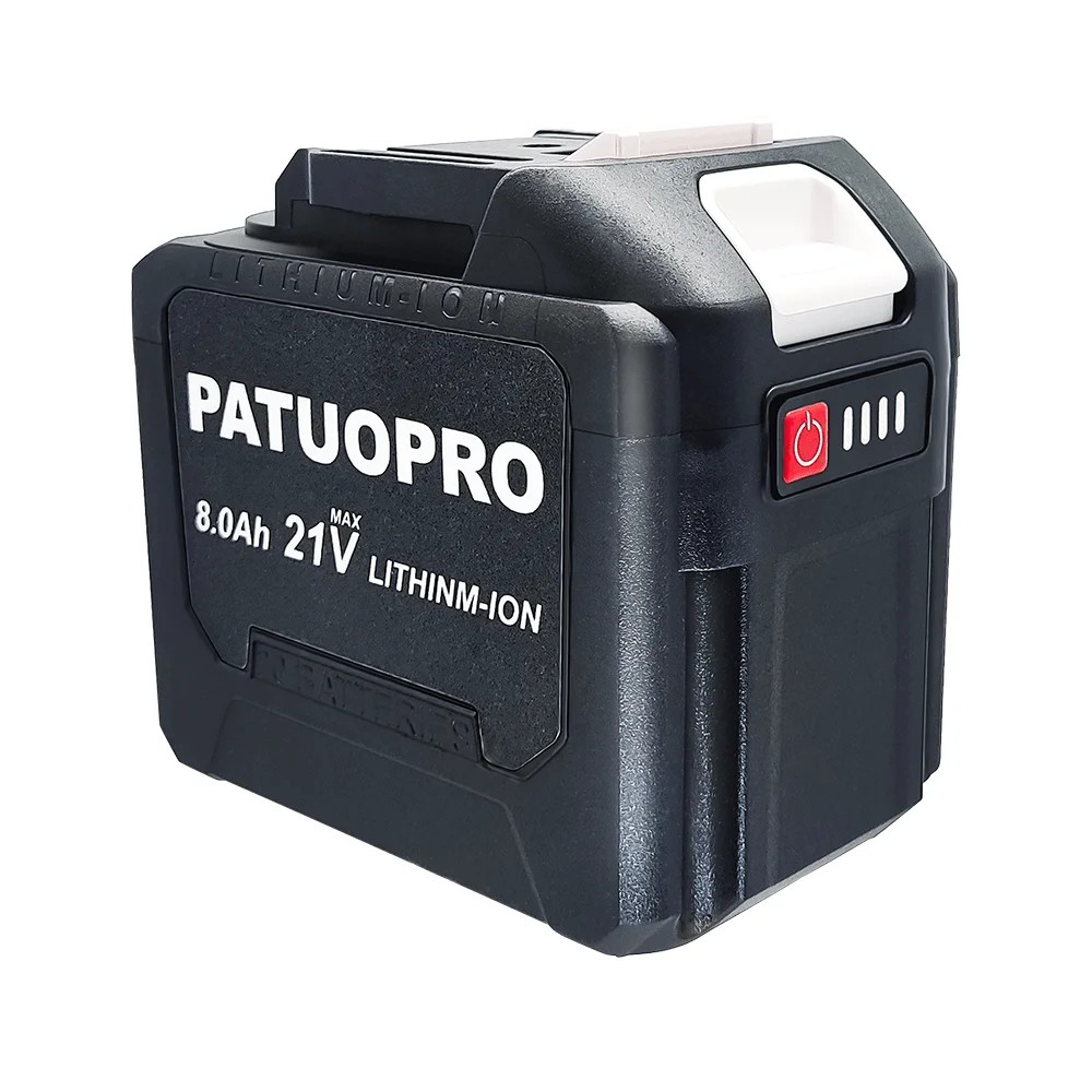 Batterie au lithium rechargeable 18-21V 2,0 4,0 6,0 8,0Ah compatible avec scie, clé, perceuse, meuleuse d'angle, souffleur et marteau sans fil Makita 18V