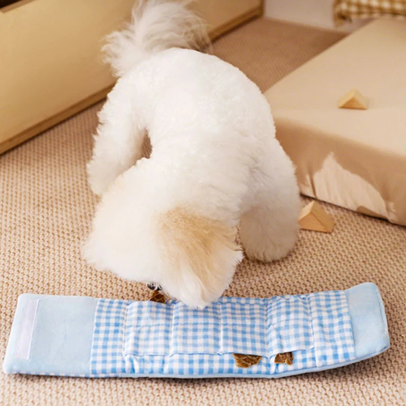 Plush Pet Dog Snuffle Mat Interactive Pet Slow Feeder Toy for Small Medium Dogs Puppy Food Dispenser Treats Pad Pet Supplies