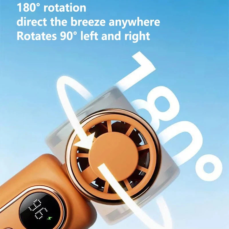Lenovo Mini Draagbare High-speed Handventilator met Oneindige Snelheidsregeling en 100 Krachtige Niveau-instellingen voor Buiten 2026