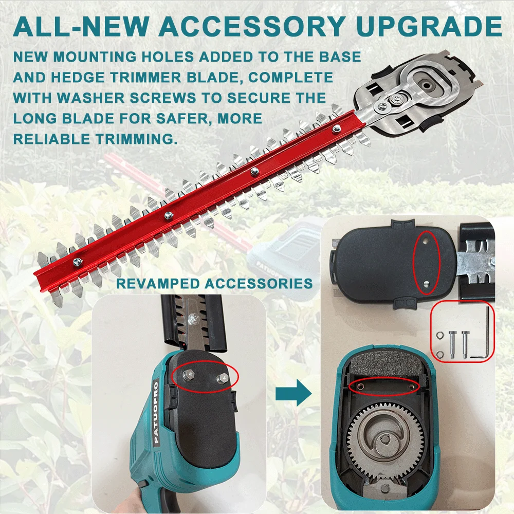 1700RPM Cordless Electric Hedge Trimmer Rechargeable Handheld Trimmer Grass Cutter For Garden And Lawn For Makita 18V Battery