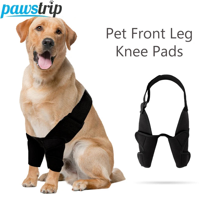 Adjustable Dog Front Leg Protective Case Breathable Pets Clothes Knee Pads for Medium Large Dogs Pet Joints Protective Case
