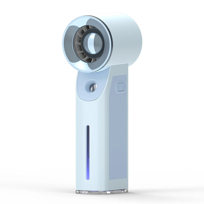 Lenovo Ice Coating Spray Small Fan Handheld Refrigeration Turbine Ice Coating Fan Usb Charging Handheld Fan Outdoor Portable Fan