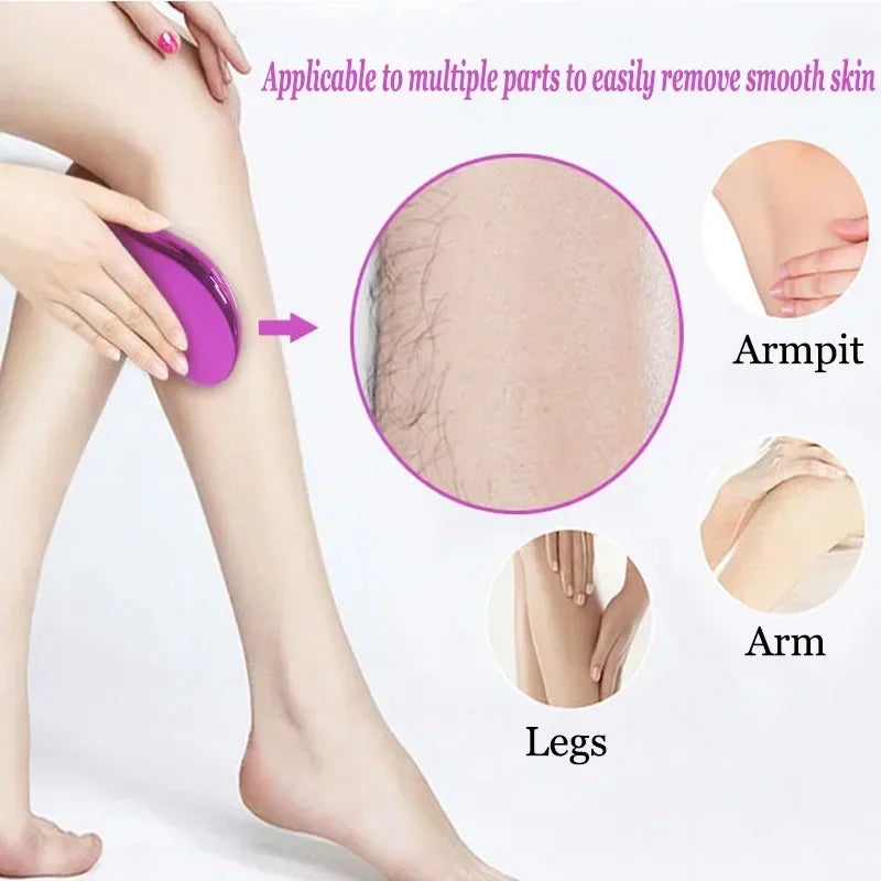 Crystal Epilator Laor Hair Removal Gum Hot Crystal Physical Eraser Painless Epilator Easy Cleaning Reusable Body Care