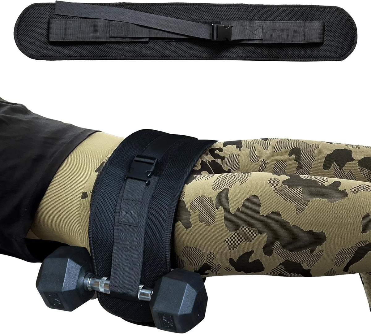 Unisex Dumbbell Exercise Belt Hip Thrust Weight-Bearing For Effective Glute Bridge Workout Waist Weight Training