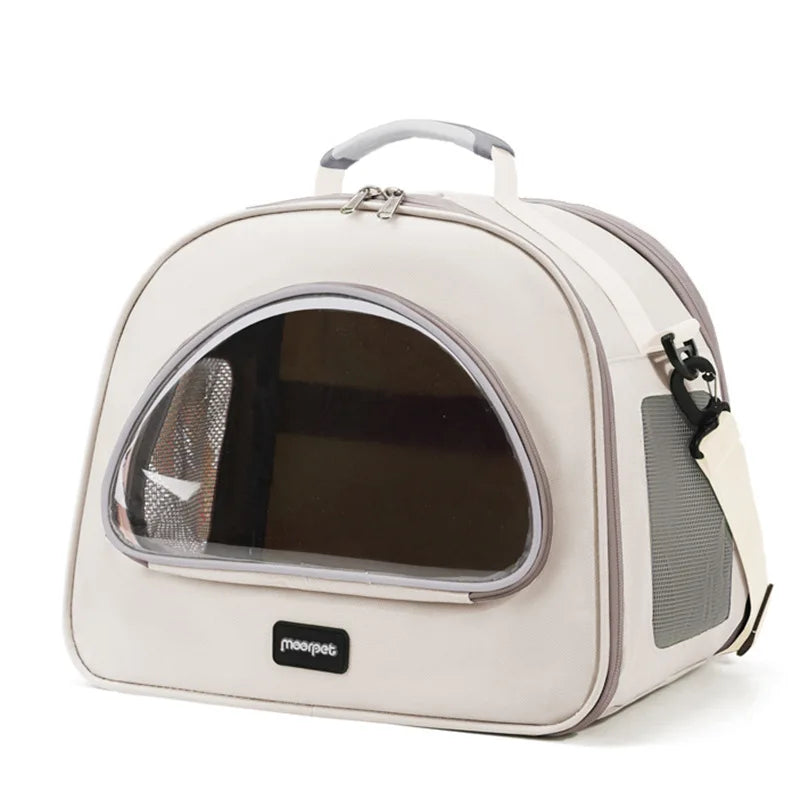 Portable Cat Carrier Bag Breathable Pet Carrier for Small Dogs Cats Outdoor Travel Cat Shoulder Bag Suit for Cats Within 6kg