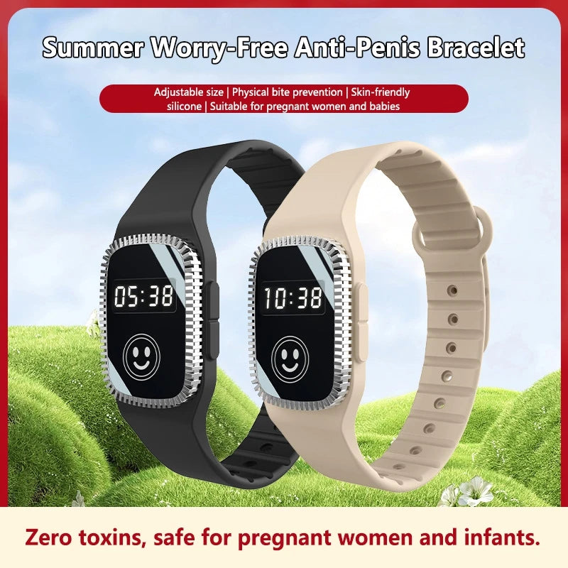Zomer 2026 nieuwe muggenwerende armband draagbaar buiten insecten- en beetwerende armband kindermuggenwerend horloge