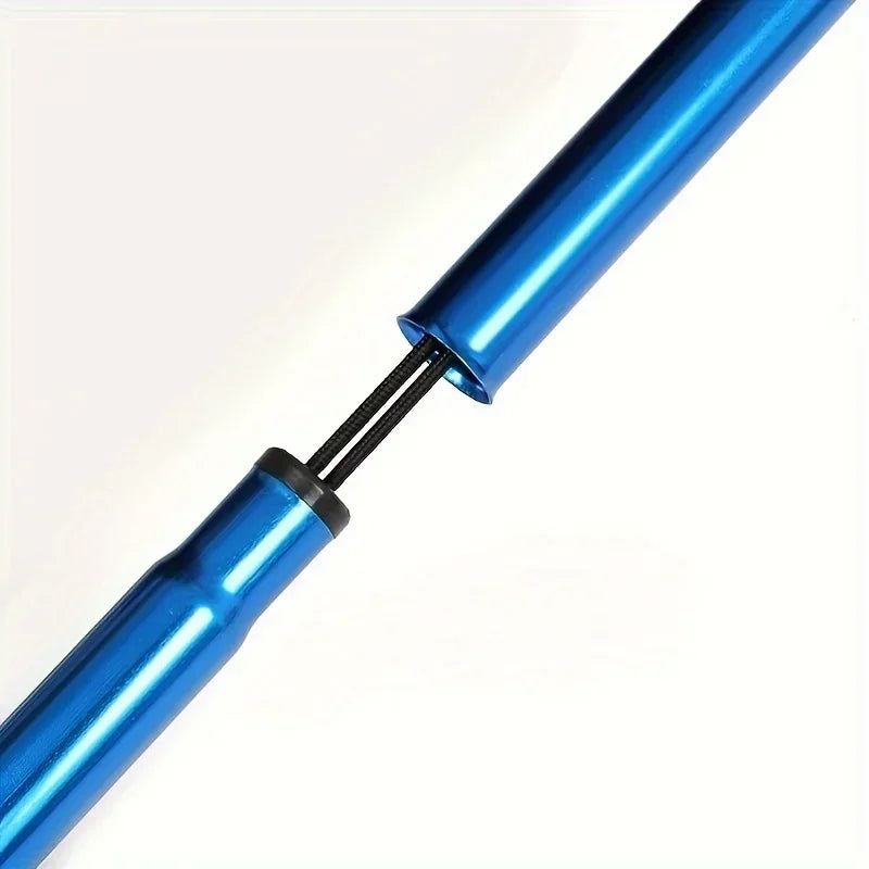 Foldable Walking Stick Lightweight 4-Section Hiking Crutches Non-Slip Telescopic Aluminum Baton For Trekking Hiking Travel