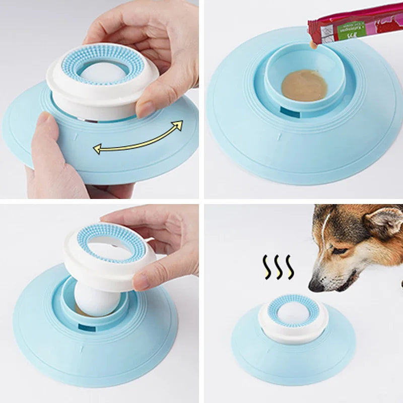 Anti-slip Pet Dog Licking Food Toys Pet Slow Food Feeder for Dogs Cats Interactive Puppy Toys Dog Accessories