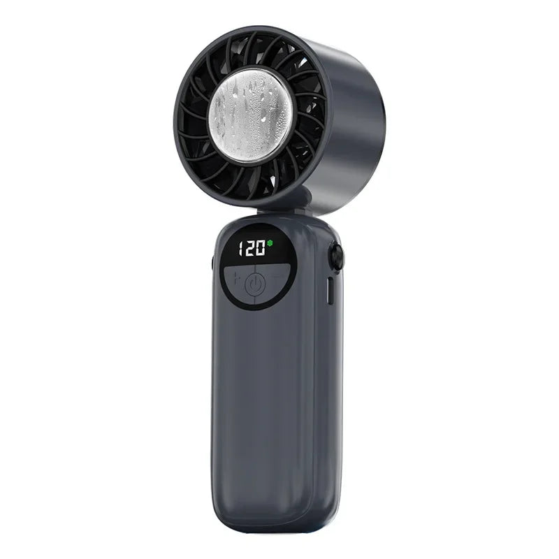 Lenovo Draagbare Handventilator Turbo Koelventilator USB Oplaadbare Miniventilator met IJskoude Lucht voor Buiten, Reizen en Kantoor