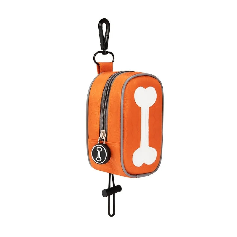 Portable Bone-shaped Dog Waste Bag Dispenser Durable Pet Poop Bag Holder Outdoor Puppy Trash Bags Dispenser Pet Supplies