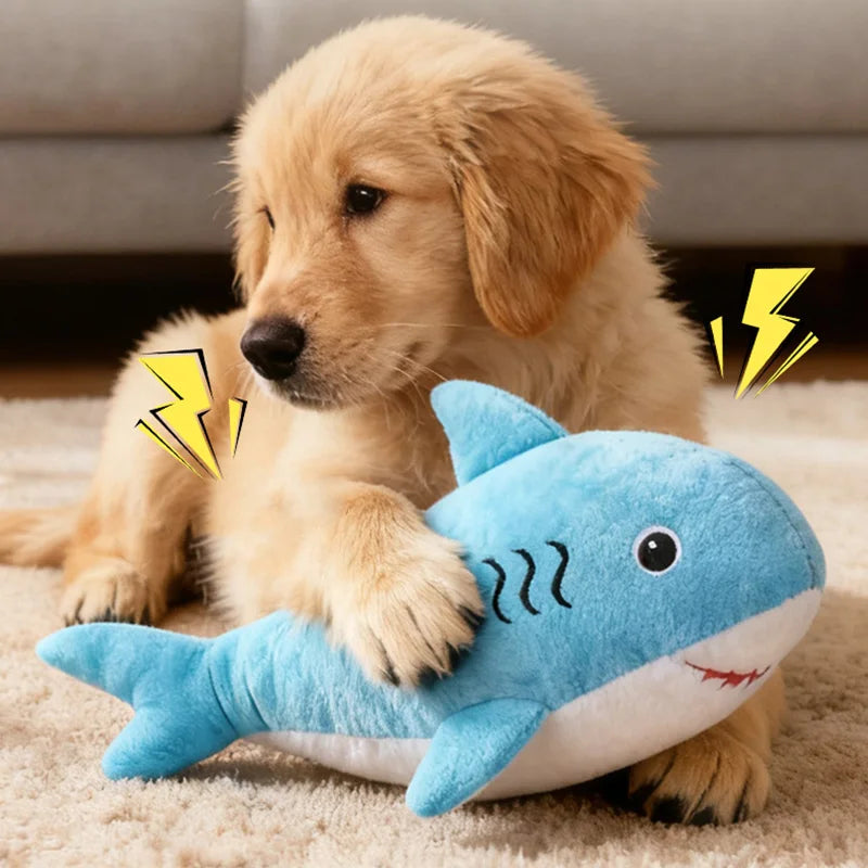 Plush Pet Dog Squeaky Toy Bite-Resistance Dog Chew Toy Interactive Pet Toy for Small Medium Dogs Pet Supplies