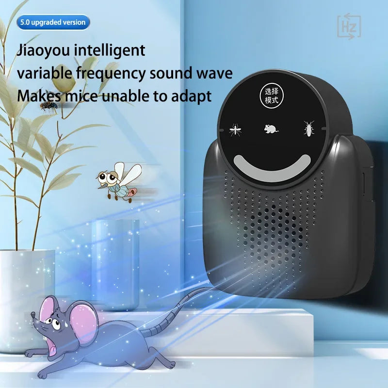 2026 USB Indoor Pest Repellent Ultrasonic Exterminato Cockroach Rodent Mouse Insect Mosquito Safe Ultrasonic Mouse Repellent