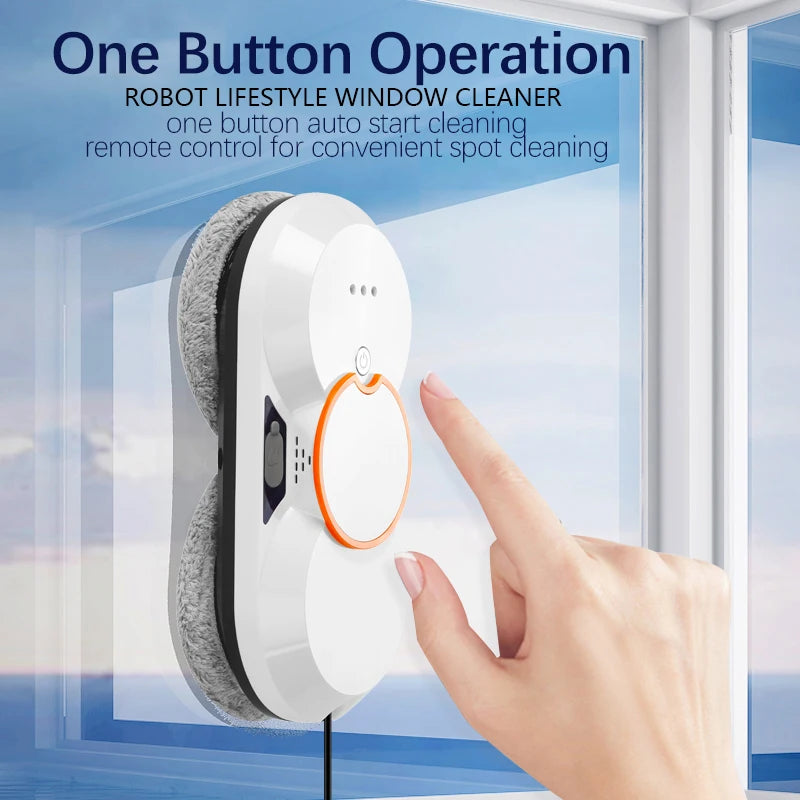 Robot Lifestyle Automatic Window Cleaner Robot with Two Sprayer Cleaning Glasses Smart Home Appliance