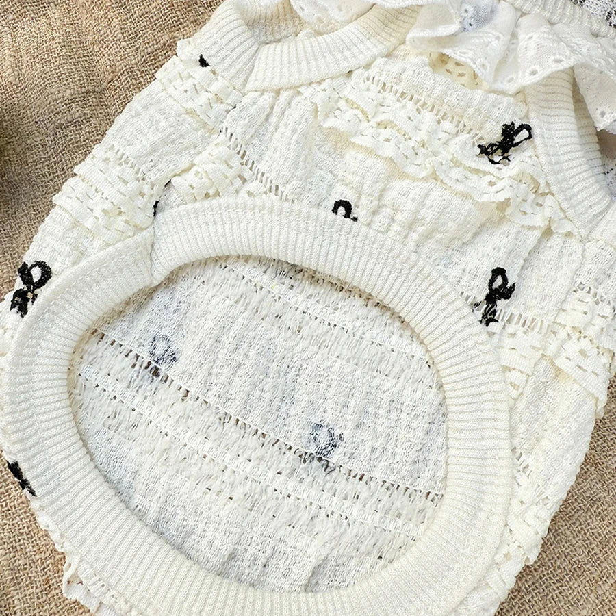 Cute Print Pet Dog Vest Spring Summer Pet Clothes with D-ring Breathable Yorkie Chihuahua Clothing Puppy Vest Dog Accessories