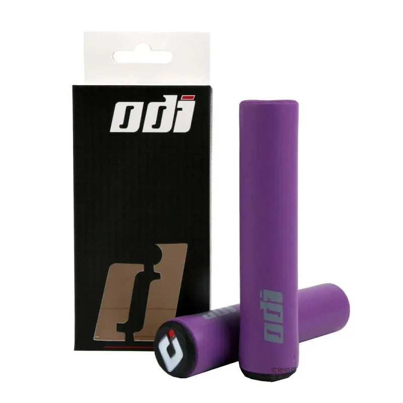 2PCS ODI MTB Silicone Grips Soft Shock Absorbing Bicycle Handlebar Covers Mountain Bike BMX Handlebar Cuffs for Fist Comfort