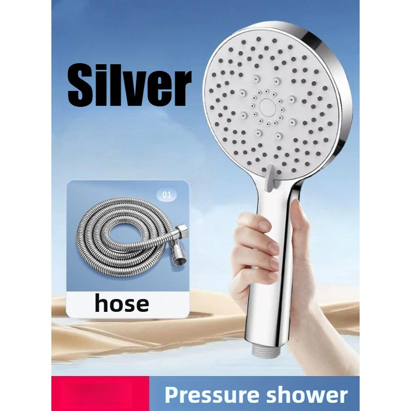Bathroom Sprayer Shower Head Water Saving Handheld Rain Shower Head Adjustable 5 Modes Shower Bath Head Bathroom Accessories