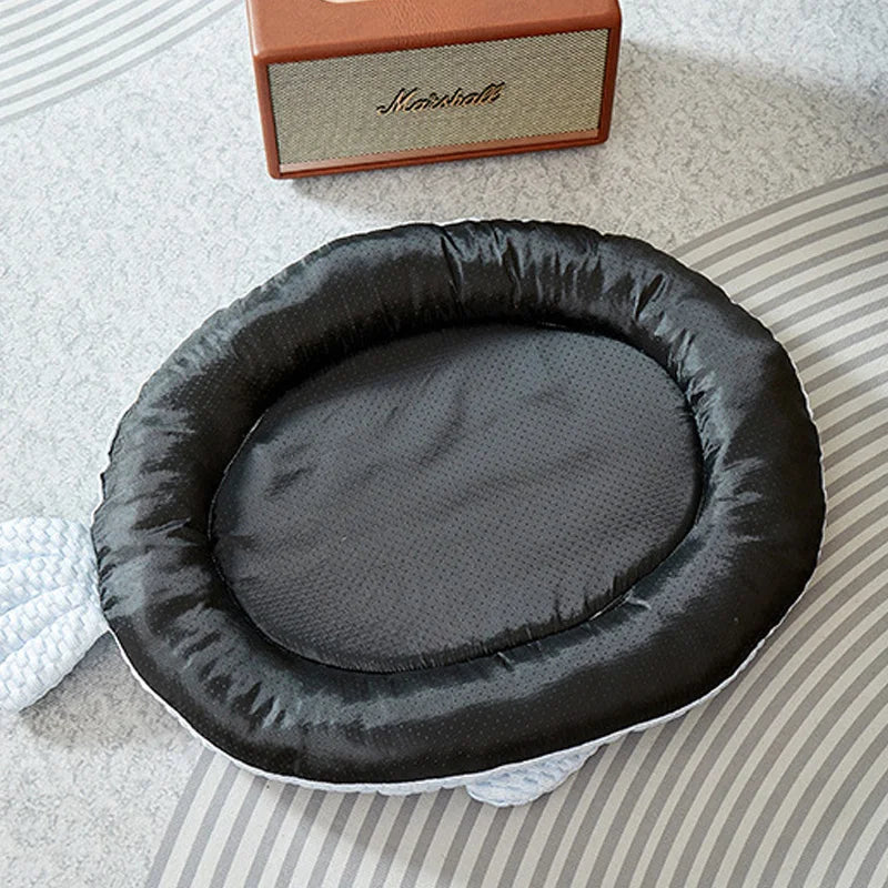 Summer Pet Dog Cooling Mat Breathable Cat Sleeping Bed Puppy Mat Animal-shaped Pet Bed for Cats Small Medium Dogs Pet Supplies