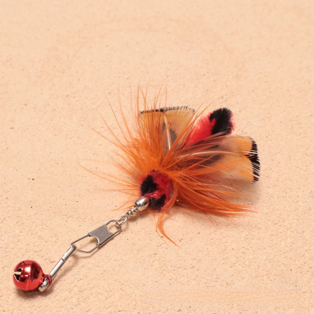 3/6pcs Simulation Insect Cat Teaser Stick for Change Heads Cat Toys Pet Toy Supplies