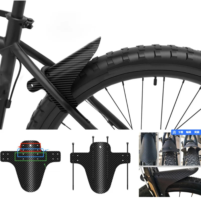 1PC Bicycle Fender Bike Mud Baffle Mudguard Tire Wheel Fenders MTB Road Cycling Front Mud Guard Fix Gear Wings Protector Parts