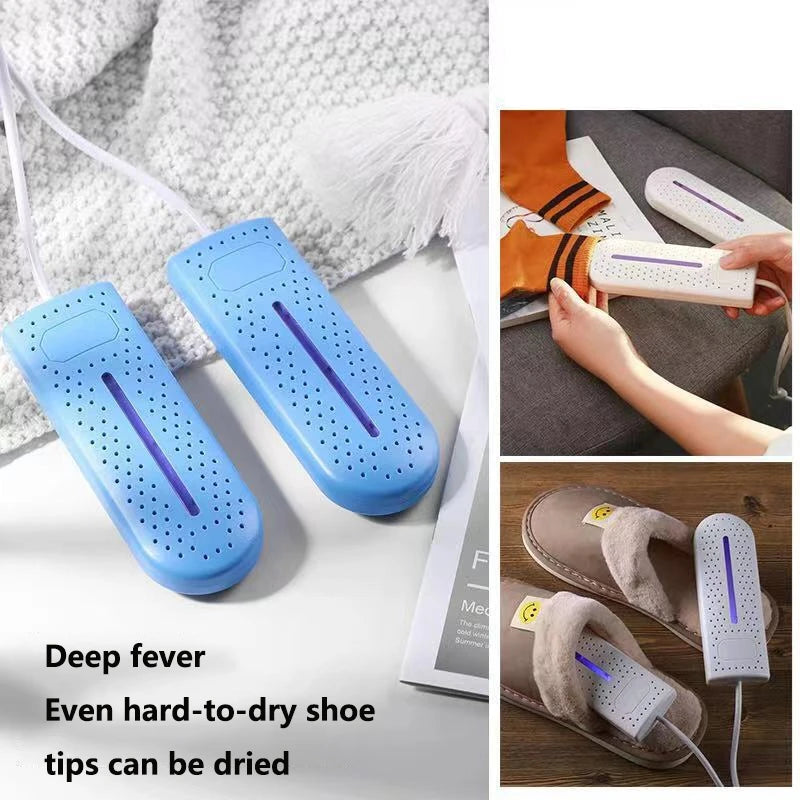 Intelligente schoenendeodorant-droger, droogmachine, constante temperatuurverwarming, USB draagbare schoen- en sokkendroger met timer voor op reis, nieuw