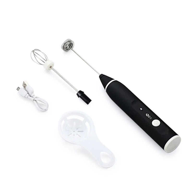 Milk Frothers USB Rechargeable Portable Blender Foamer High Speeds Drink Maker Whisk Mixer For Coffee Cappuccino Cream