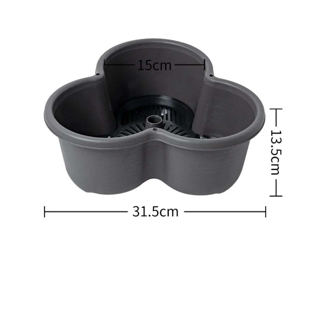 Vertical Stackable Strawberry Planter Tower with Movable Caster Wheel Base - Quality Shopping Centre