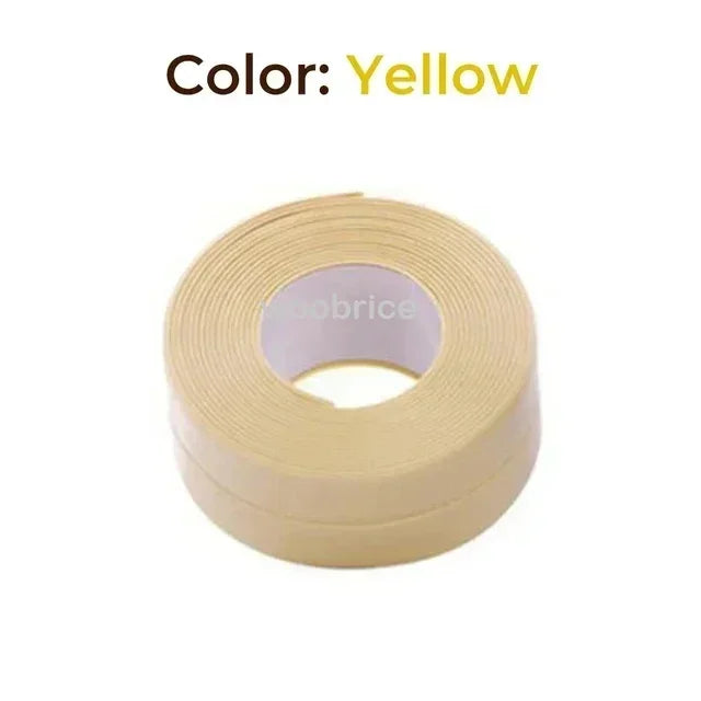 Bathroom Shower Sealing Tape PVC Bath Toilet Caulk Tape Self Adhesive Waterproof Mildew Proof Tapes For Kitchen Sink Wall Corner