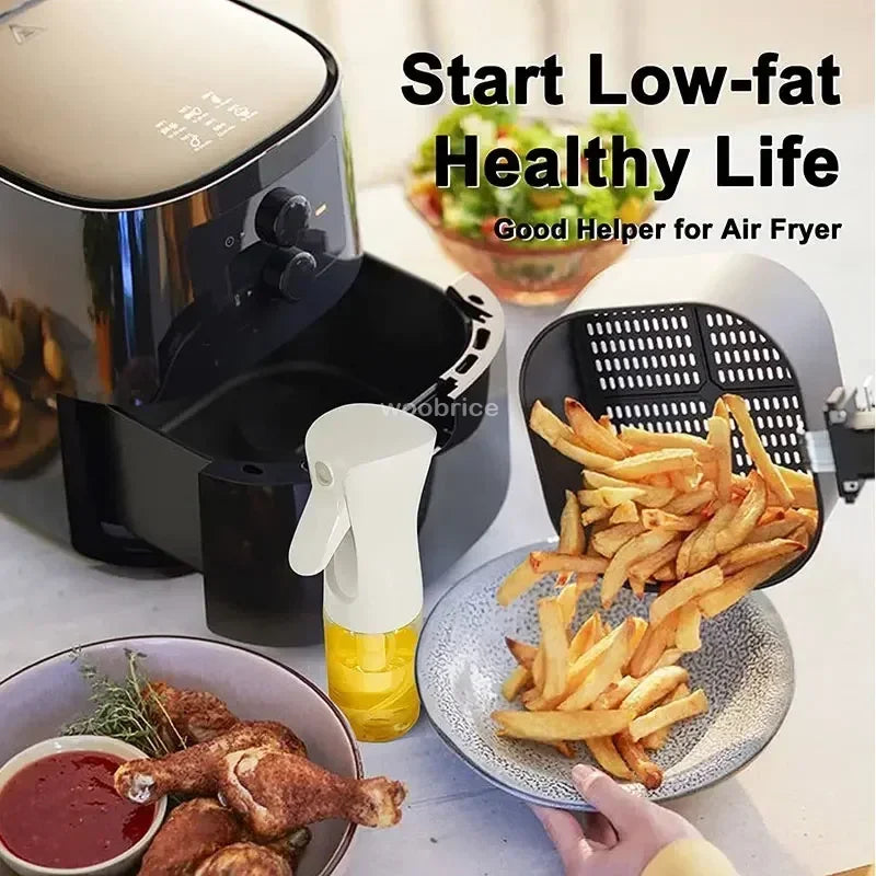Oil Spray Bottle for Oil Polisher Spray Oil Dispenser Spray Dual Purpose Kitchen OilSprayer Can Leakproof Bottle Kitchen Househo