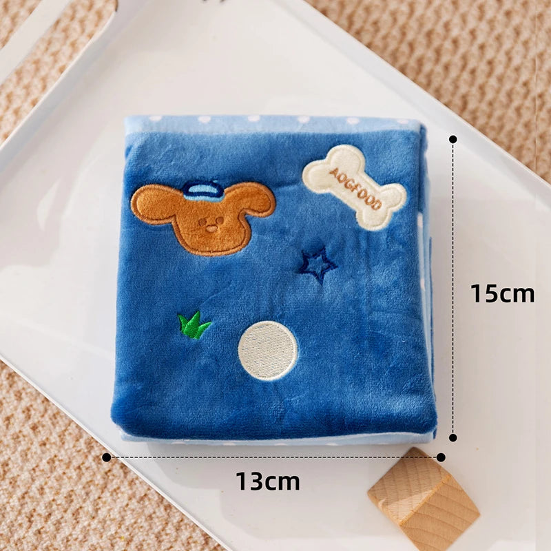 Plush Pet Dog Snuffle Mat Interactive Pet Slow Feeder Toy for Small Medium Dogs Puppy Food Dispenser Treats Pad Pet Supplies