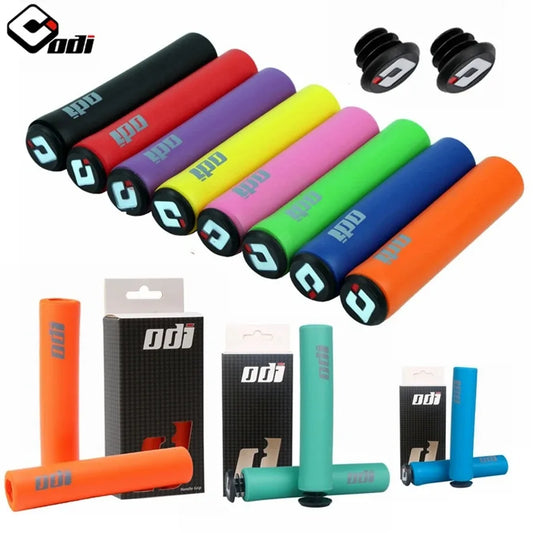 2 stuks ODI MTB siliconen handvatten zachte schokabsorberende fietshandvatten mountainbike BMX stuurdoppen voor comfortabele grip