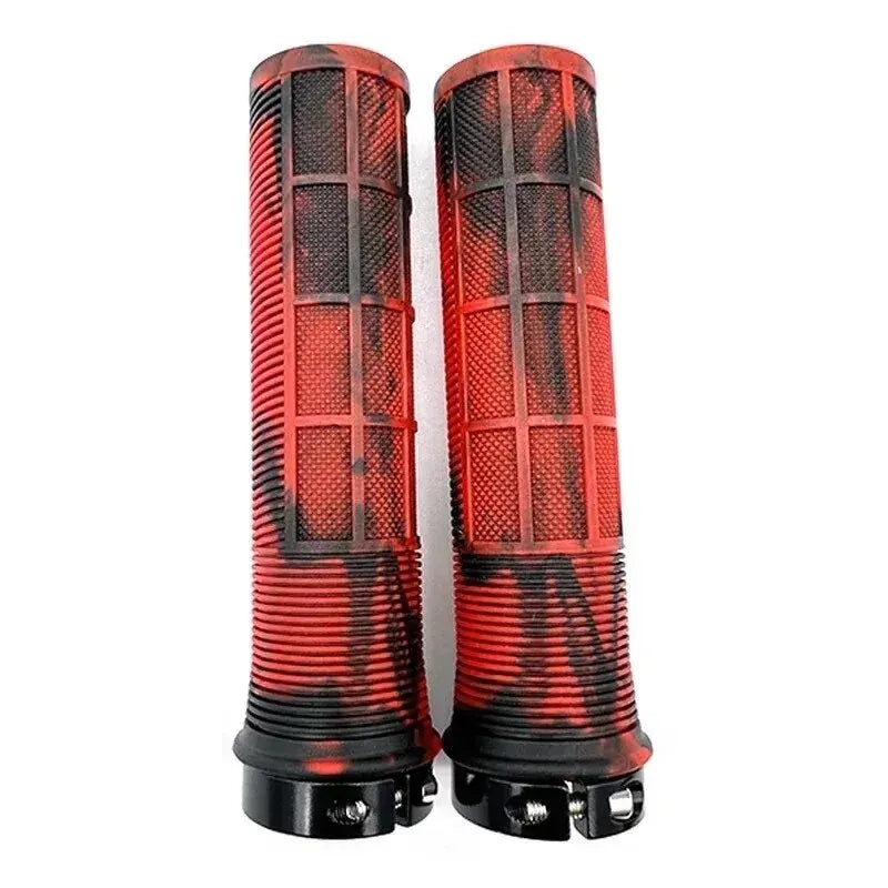 MTB Bicycle Handlebar Grips Rubber Anti-Skid Bike Grips Lock On Road Mountain Handle End Grips MTB Cuffs Bike Accessories