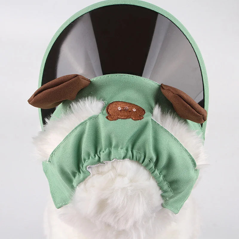 Adjustable Pet Dog Caps Outdoor Pet Caps for Cats Small Medium Dogs Summer Puppy Visor Hat with Ear Holes Dog Accessories